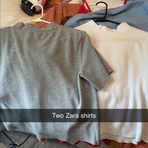 Two Zara shirts